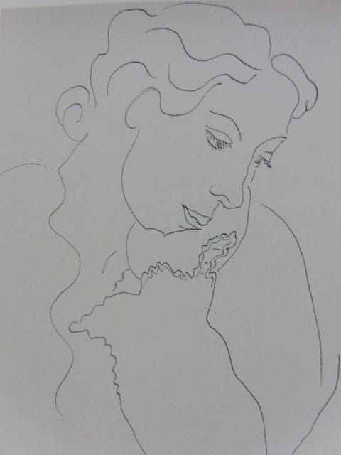 アンリ・マティス(Henri Matisse)、【半横向きのプロフィール】