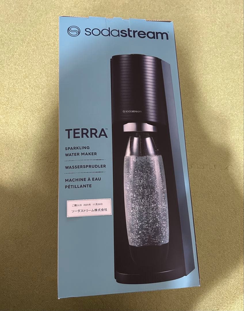 SodaStream TERRA スターターキット ボトル付き　新品