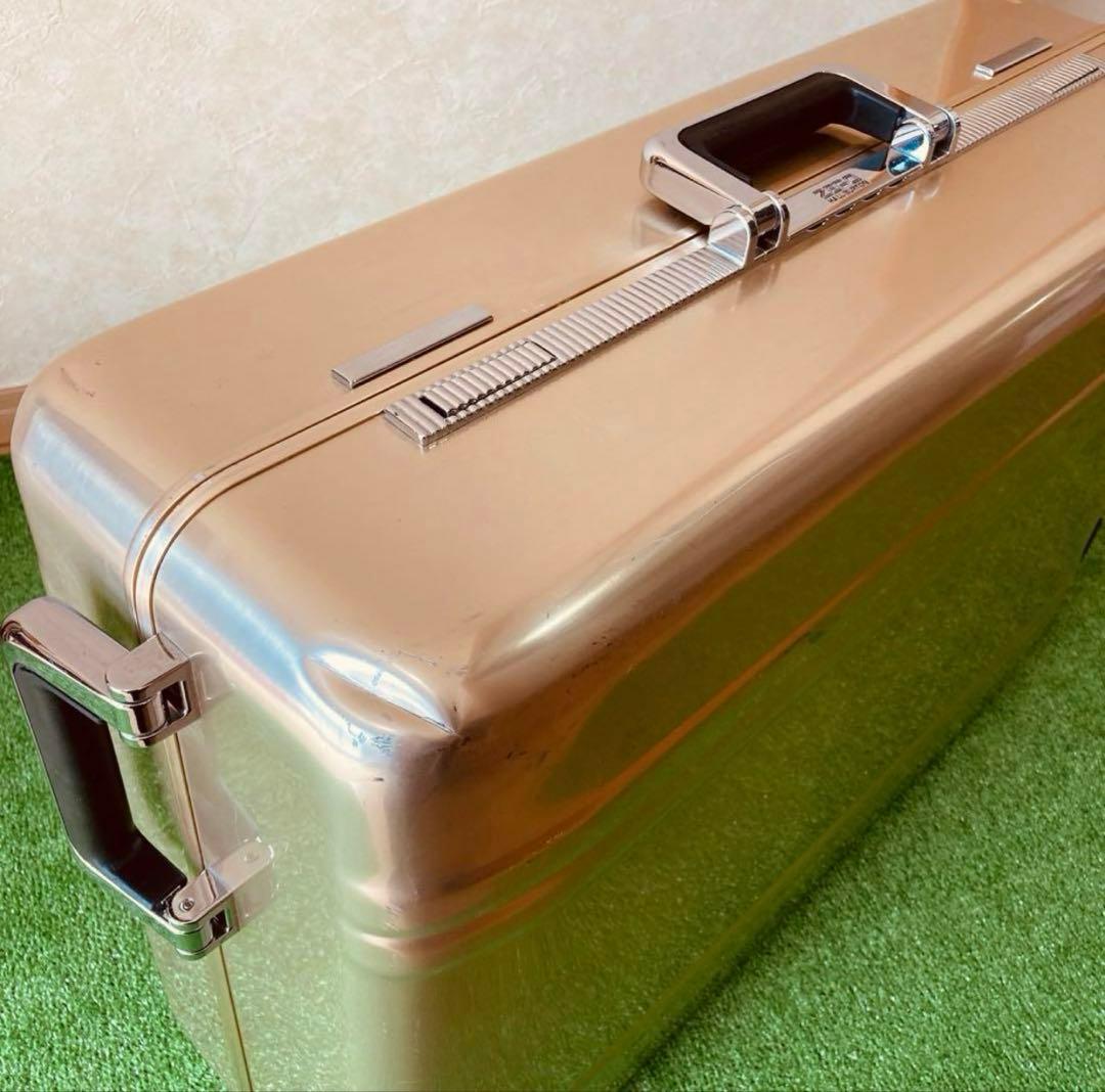 希少 ゼロハリバートン ヴィンテージ　アルミ シャンパンゴールド スーツケース