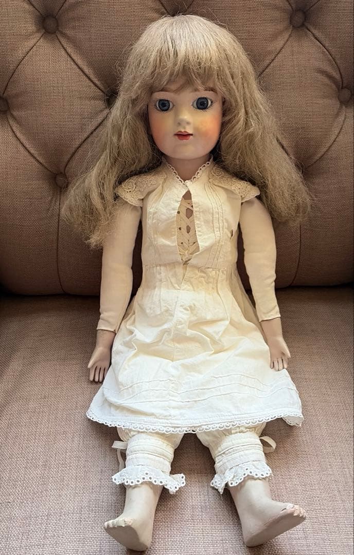 フランス　アンティーク　ドール　人形　ビスクドール