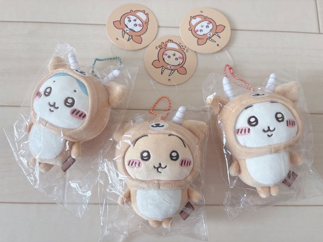 ちいかわ　早インパラを被った　マスコット