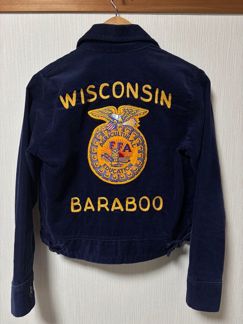 FFA ネイビー ファーマーズジャケット【size36】