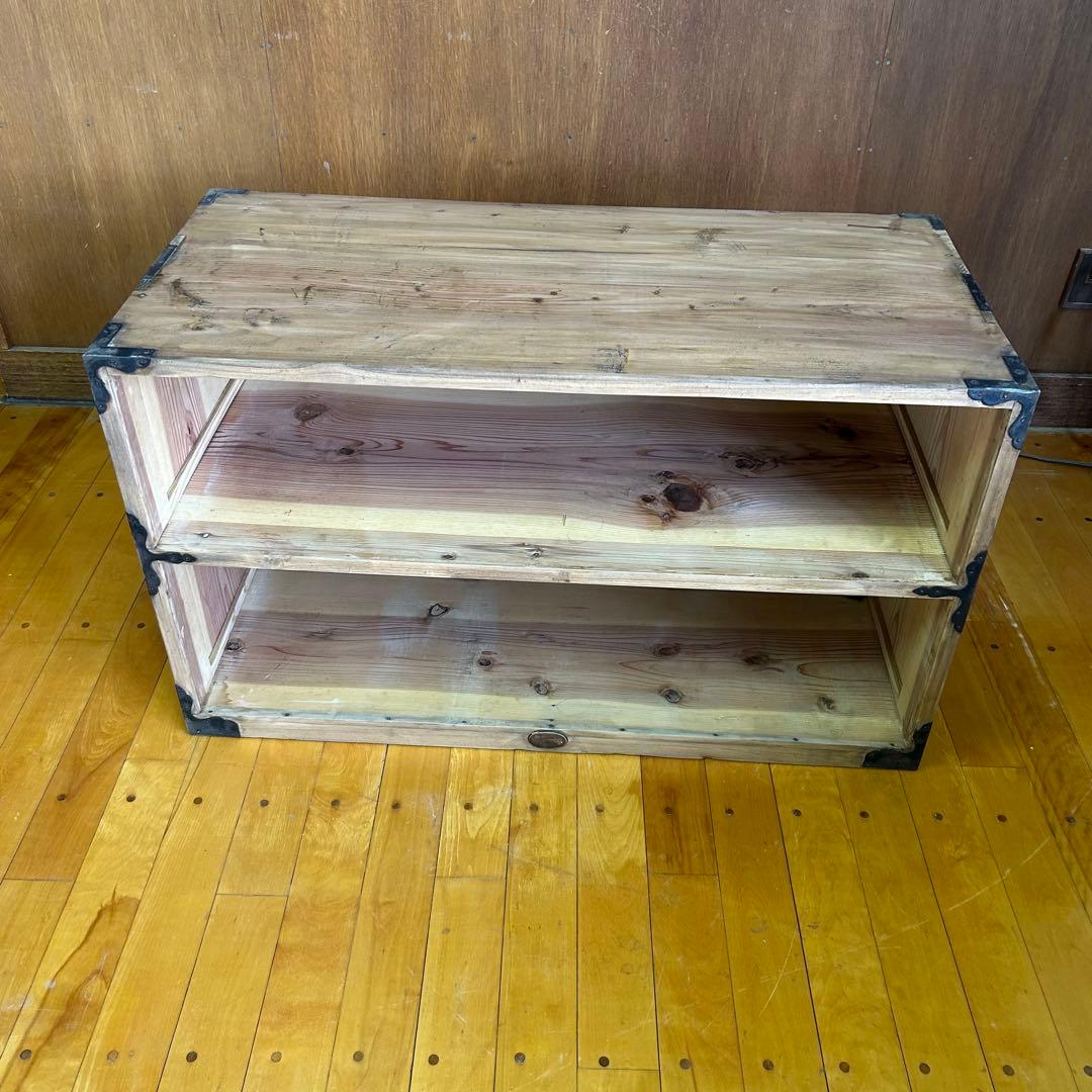 古箪笥 店舗什器 棚　a