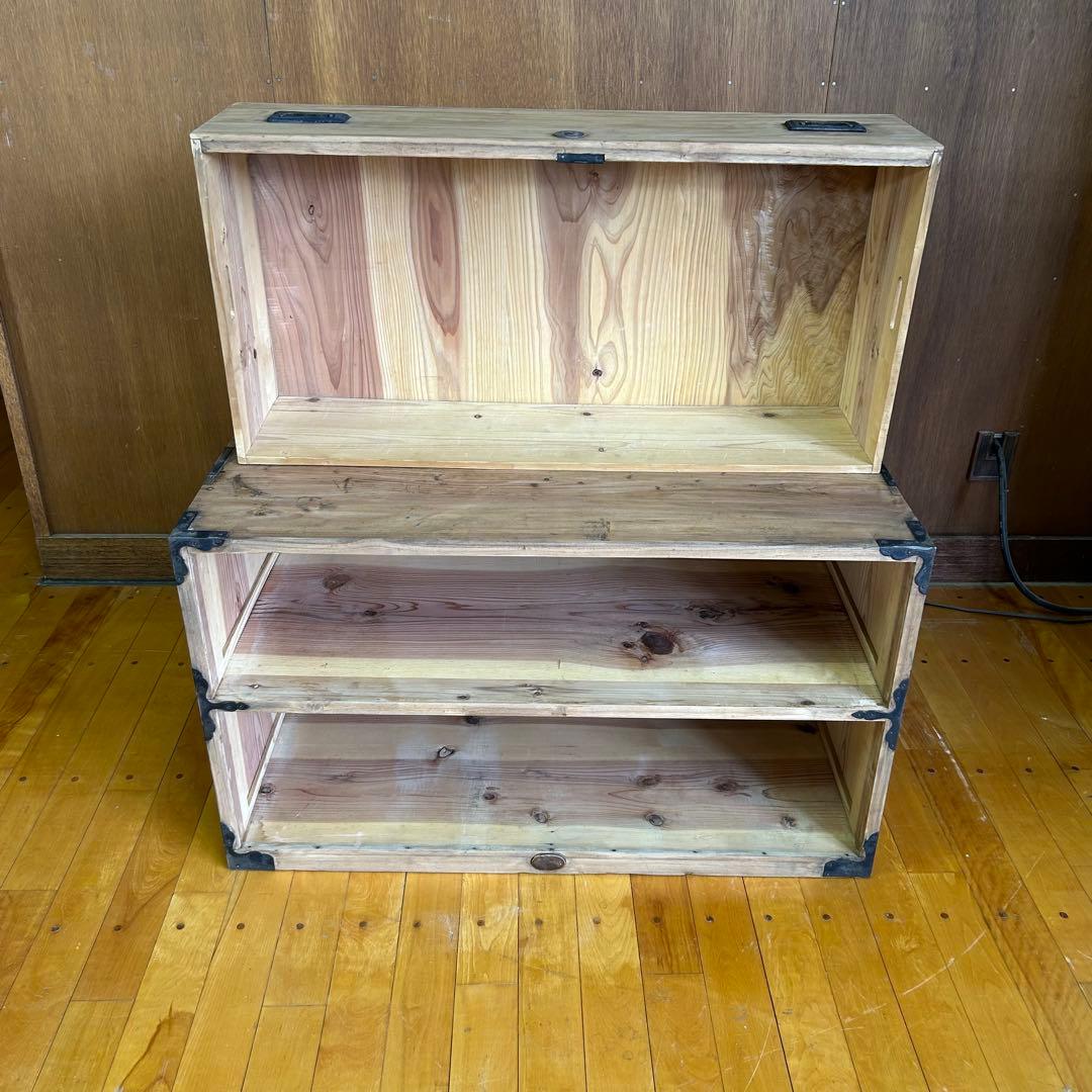 古箪笥 店舗什器 棚　a