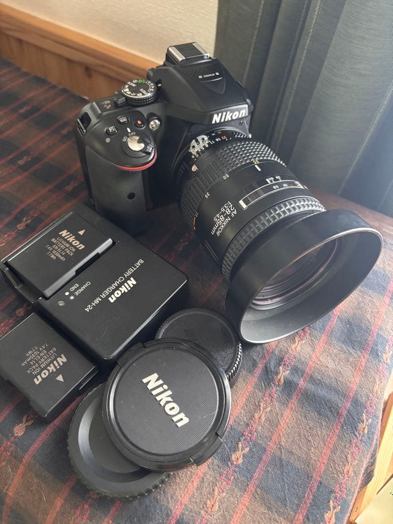 最終価格★NikonD530ズームレンズ純正バッテリー2個10219ショット