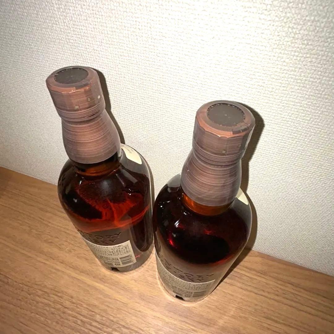【新品未開栓】ウイスキー 山崎NV 700ml 箱付1本 箱なし1本 2本セット