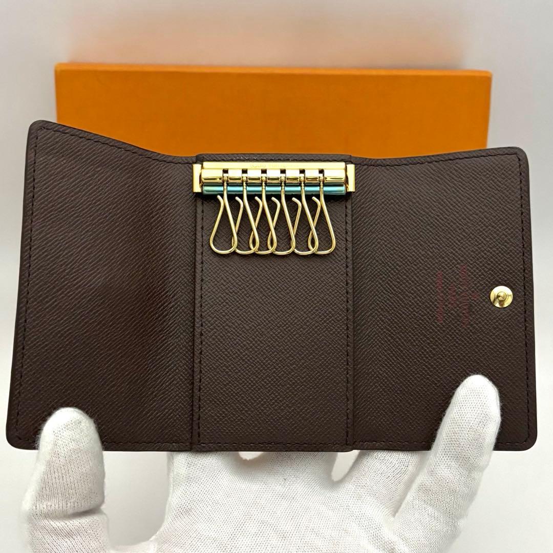 早い物勝ち❗️ルイヴィトン　ミュルティクレ6 キーケース　ダミエエベヌ　正規品