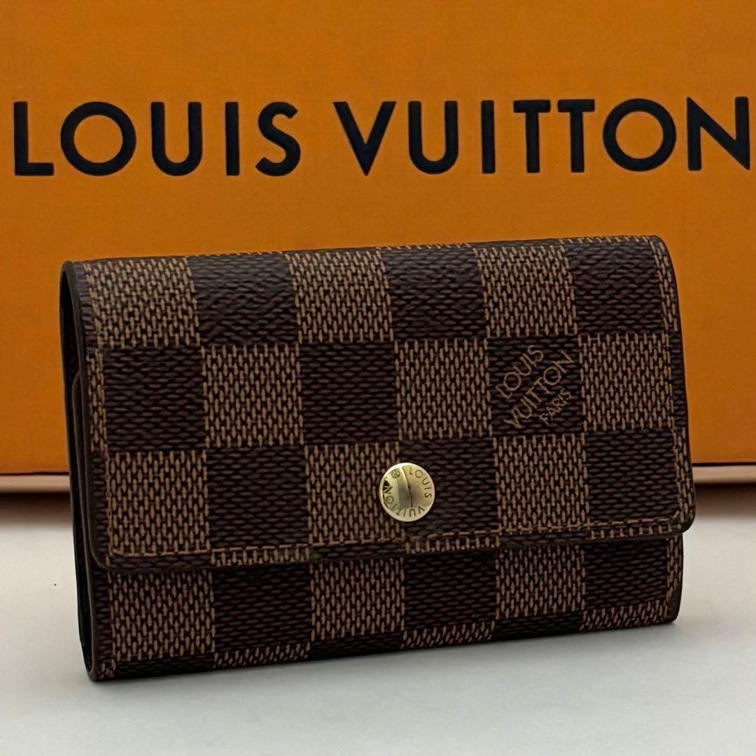 早い物勝ち❗️ルイヴィトン　ミュルティクレ6 キーケース　ダミエエベヌ　正規品
