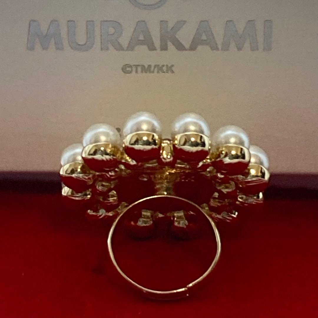 【新品】Liquem 村上隆 コラボ リング パールフラワー