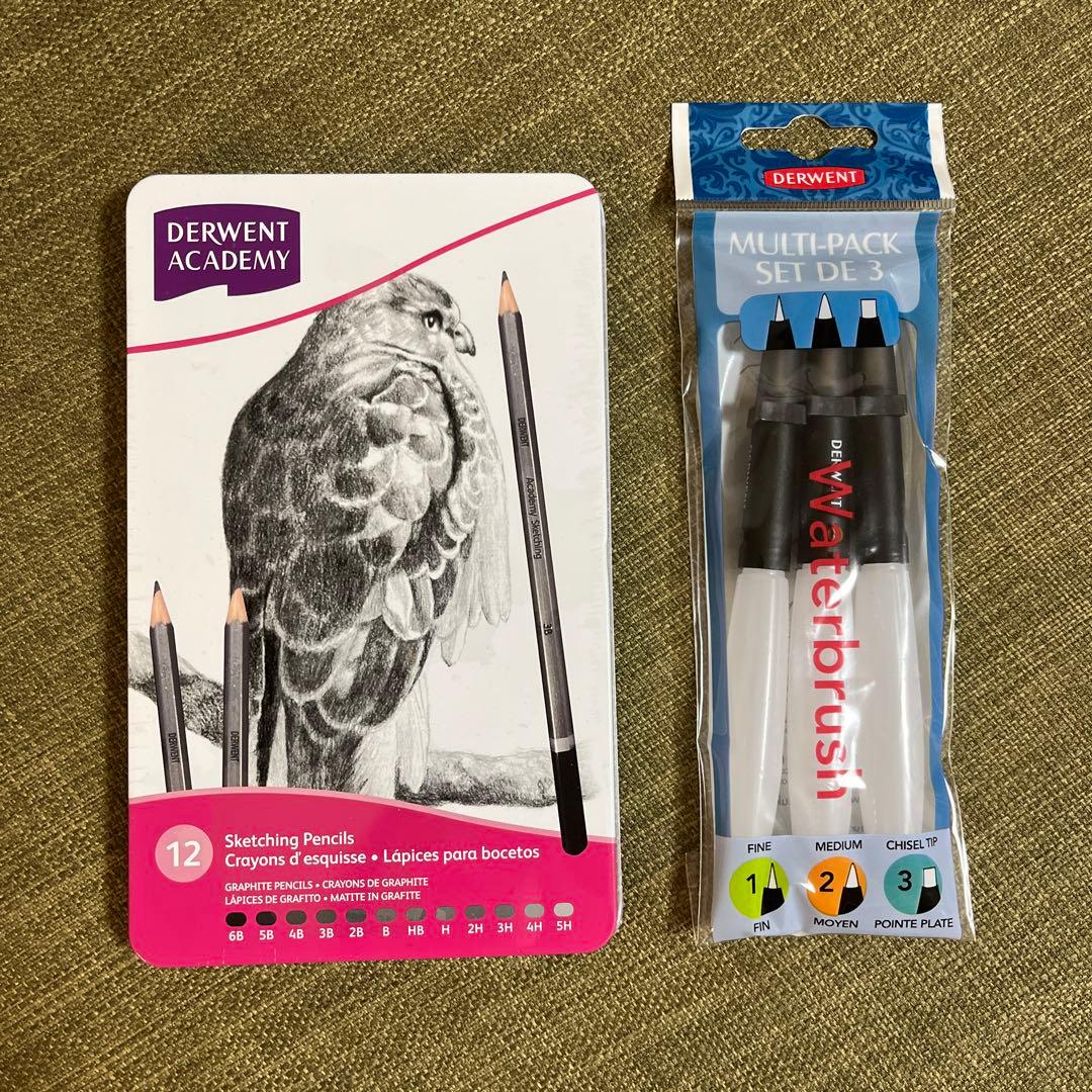 DERWENT ダーウェント ウォーターカラーペンシル画材セット 水彩色鉛筆