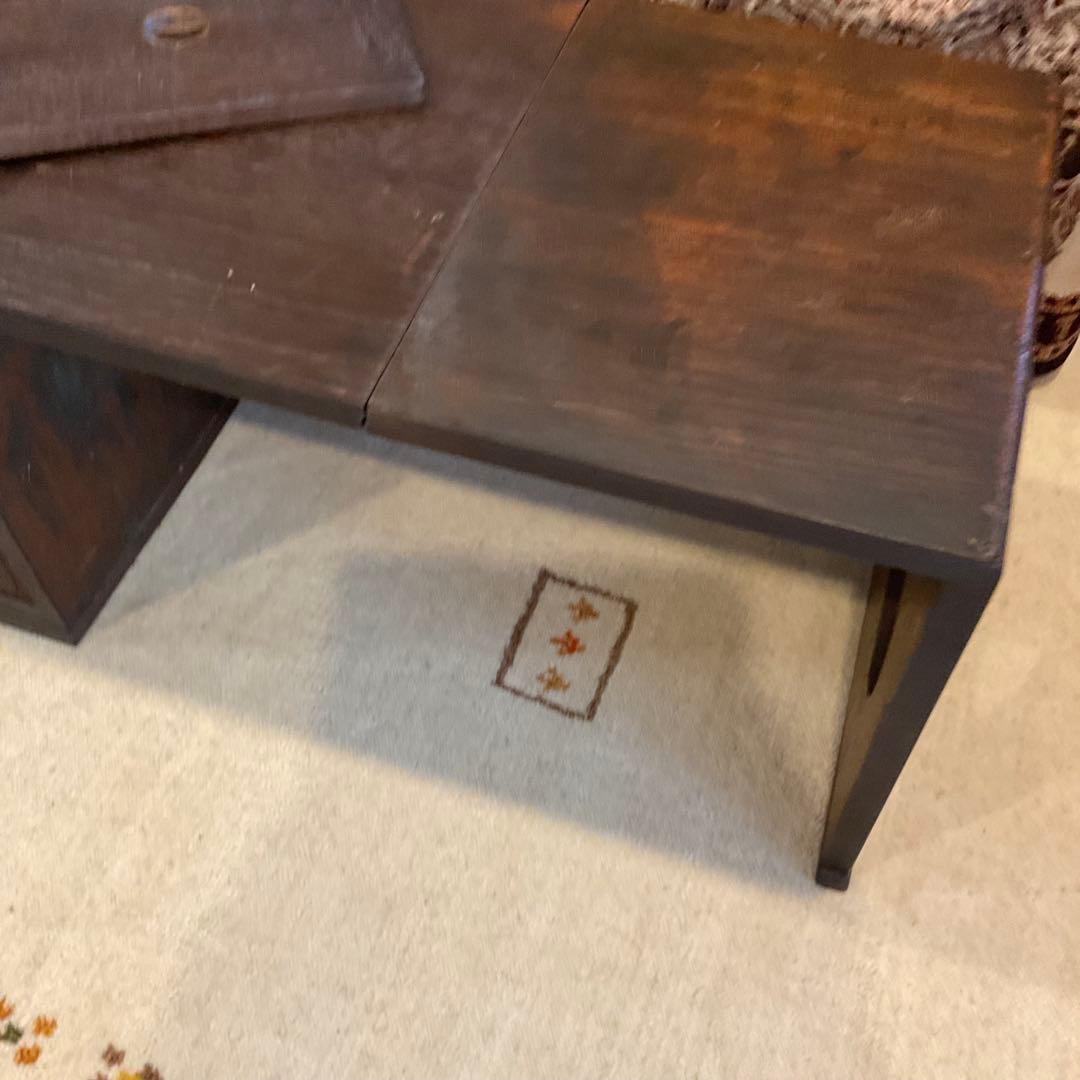 1080【手造り文机】折りたたみ式 年代物