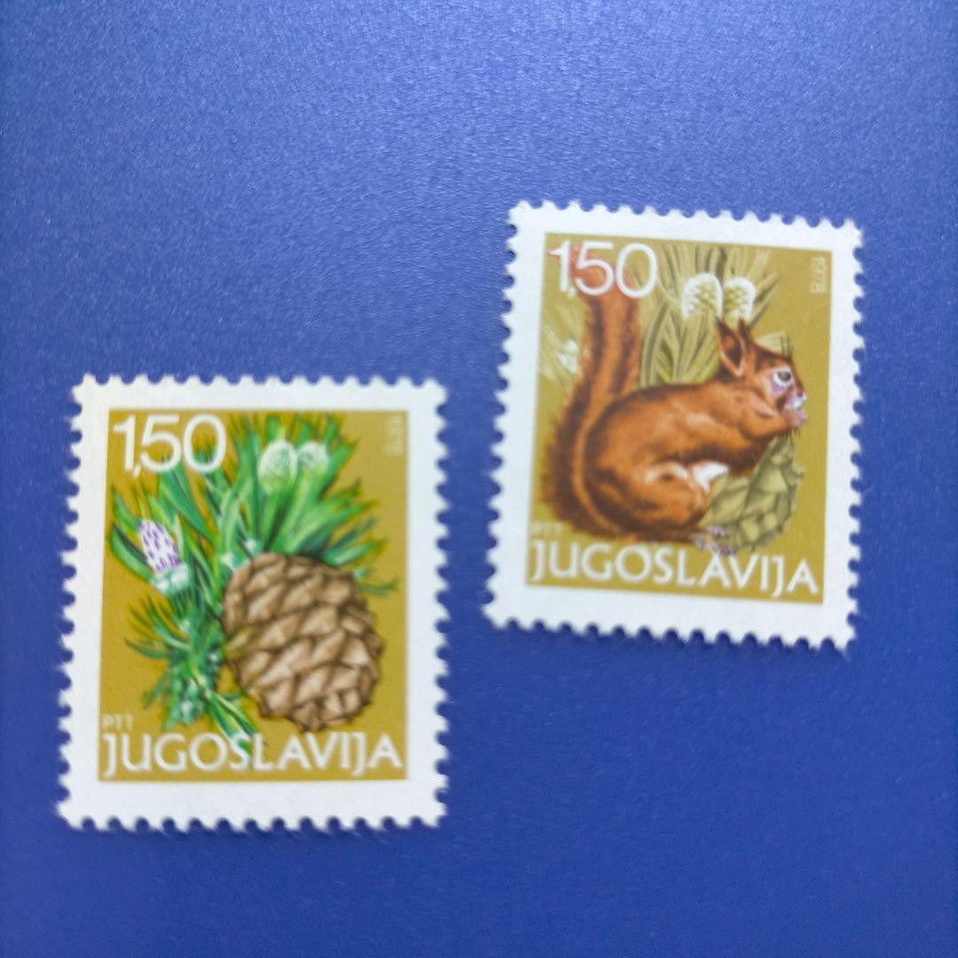 4026　外国切手 ユーゴスラビア 1978年　動植物 シリーズ　8種完未使用