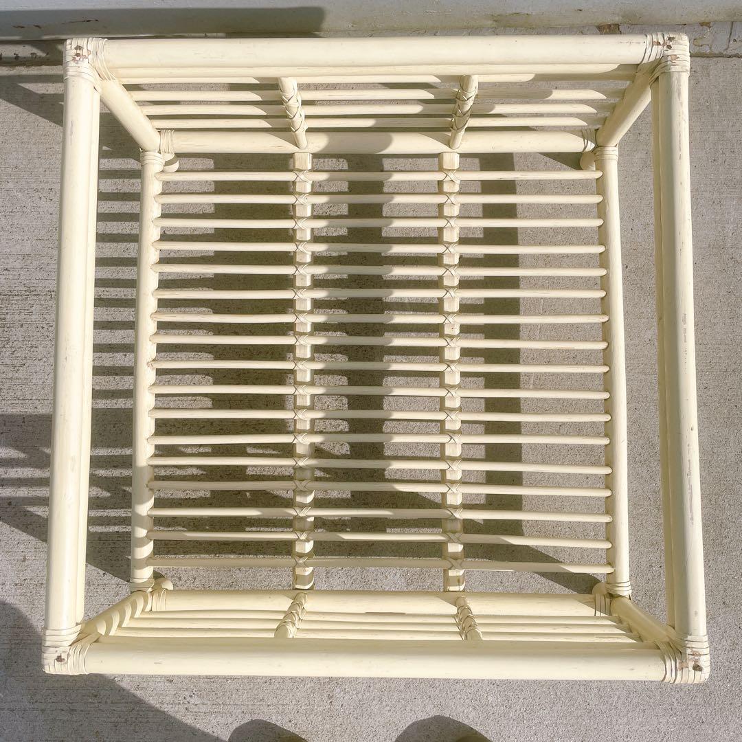 【良品】カサブランカ CADENZA カデンザ センターテーブル 高級 ラタン