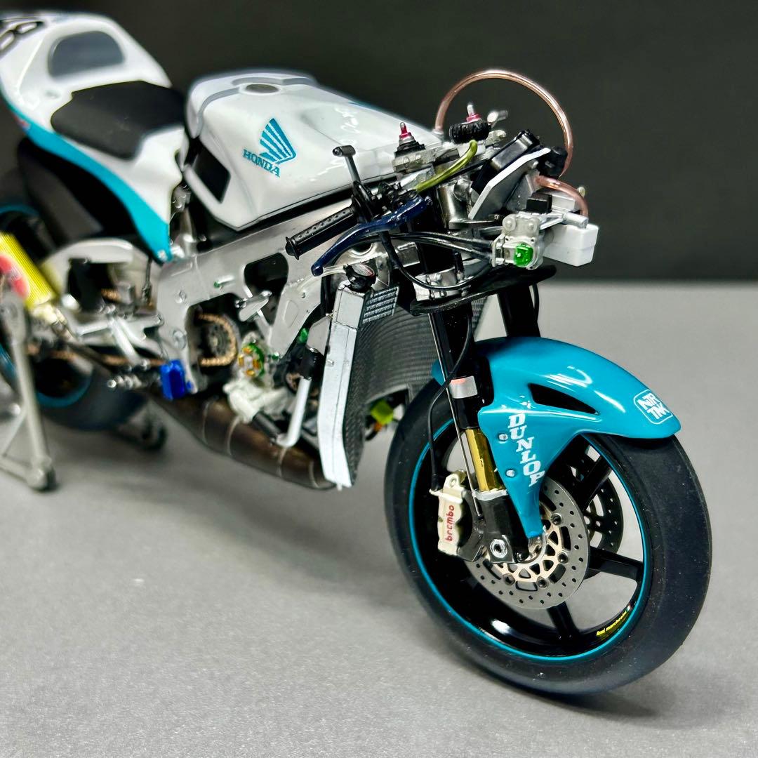 1/12 ハセガワ ホンダRS250RW 2008 #48プラモデル 完成品