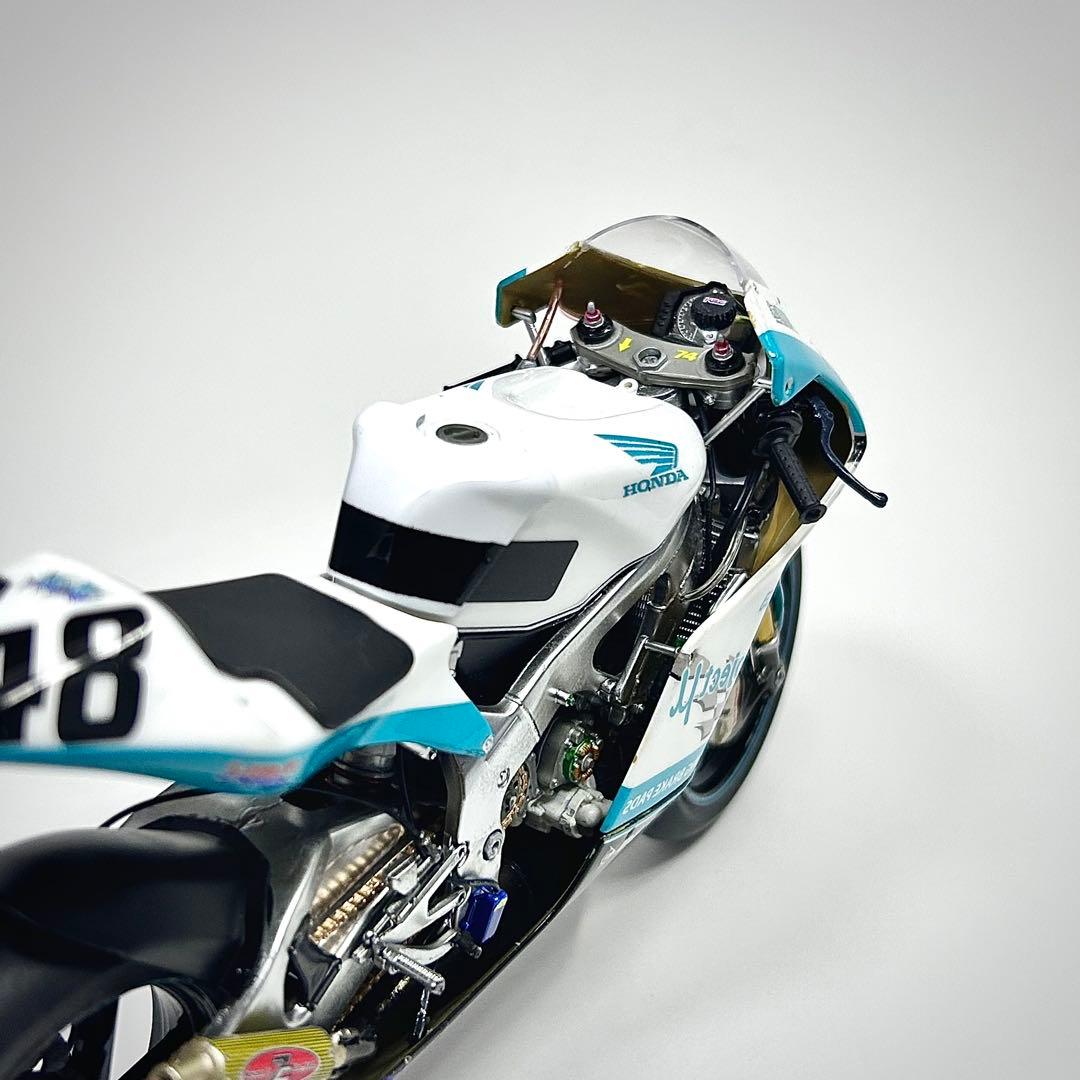 1/12 ハセガワ ホンダRS250RW 2008 #48プラモデル 完成品