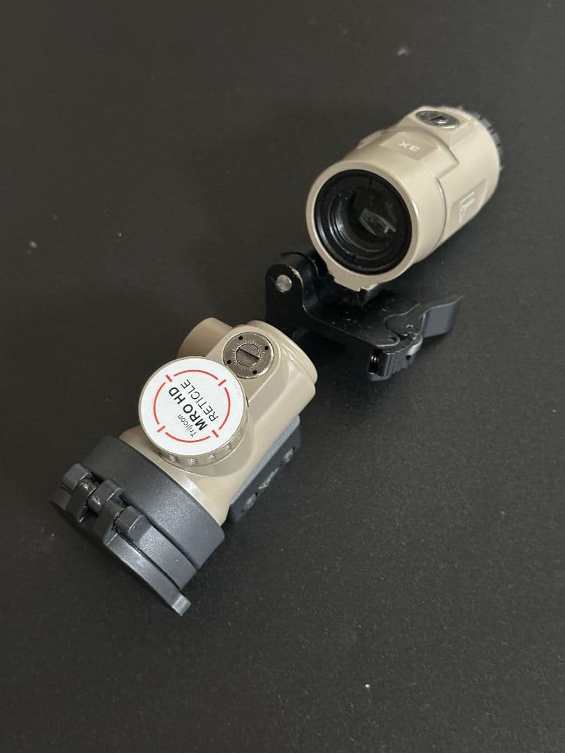 [週末セール]Trijicon MRO HD サイトとマグニフファイア タン色