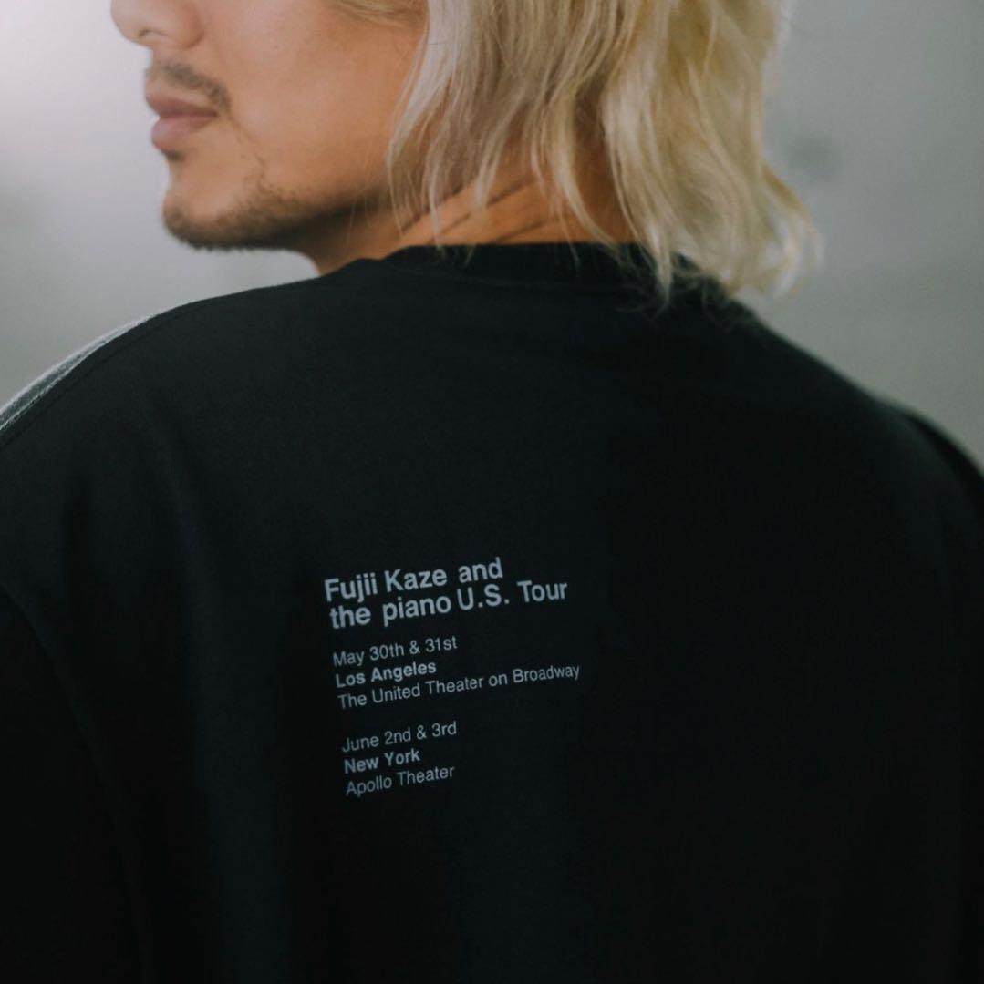 藤井風 USツアーＴシャツ 半袖 黒 XL