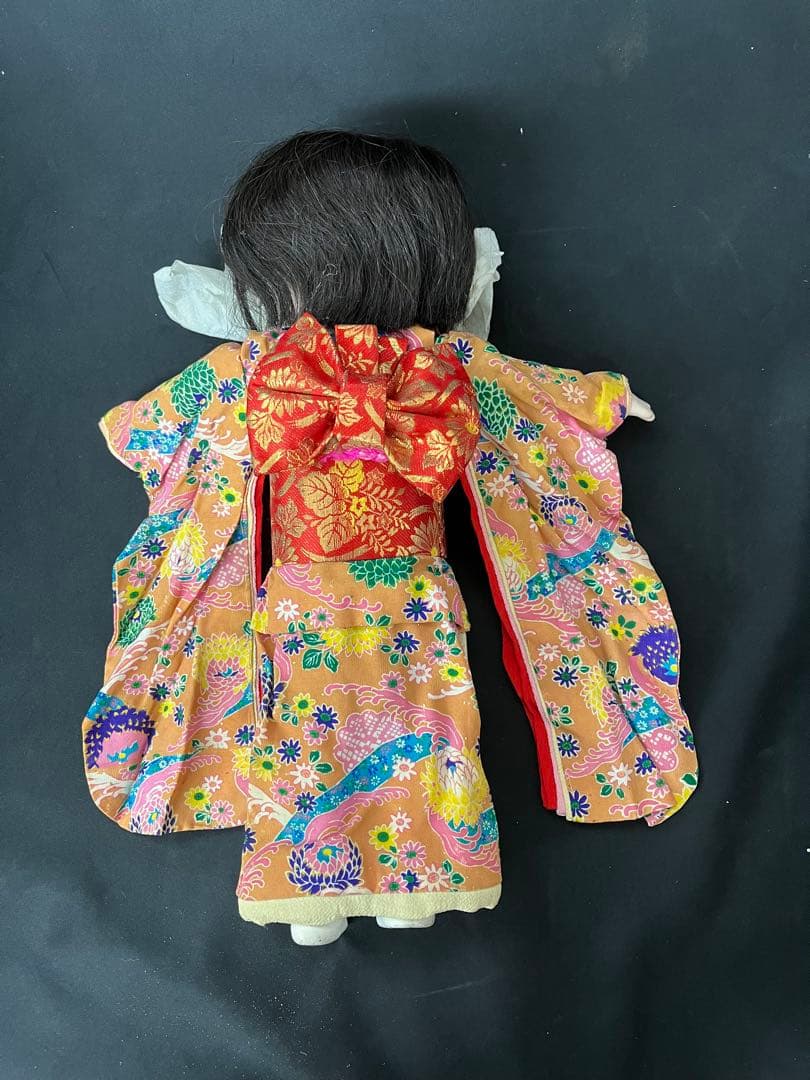 市松人形　抱き人形　アンティーク　古玩具　愛　松風　レトロ　ビスクドール