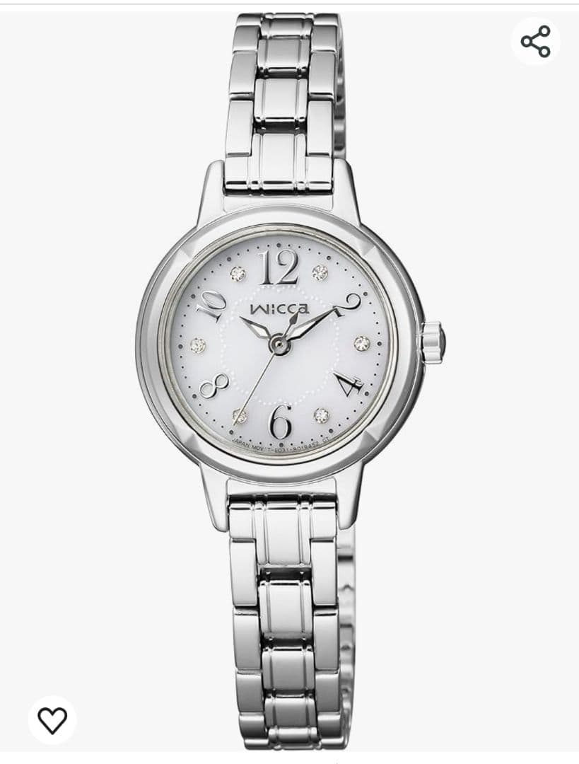 未使用☆CITIZEN☆ Wicca レディース 時計 ソーラーテック