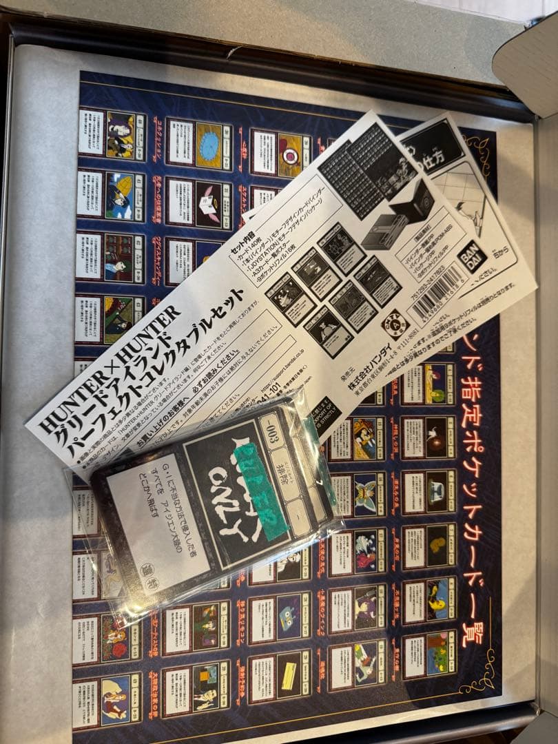 HUNTER×HUNTER グリードアイランド 管理者カード付き