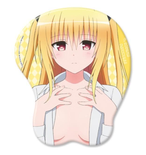 HS限定　To LOVEる　ダークネス　立体マウスパッド　金色の闇