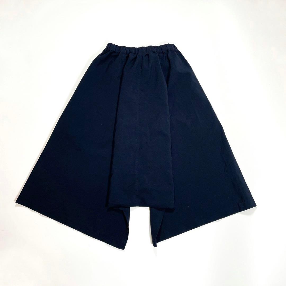 美品 コムデギャルソン 変形 ワイドパンツ サルエル ネイビー XS