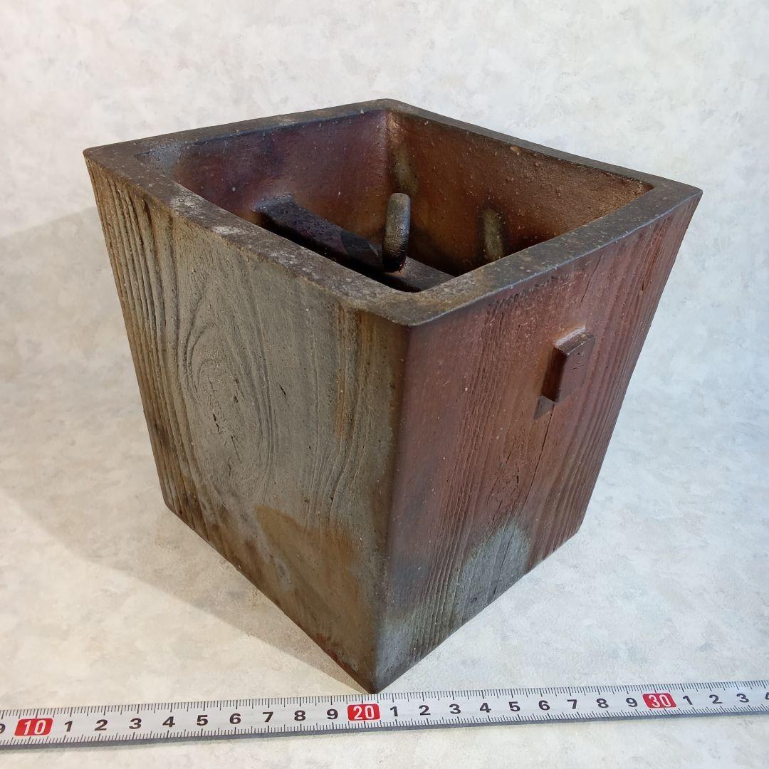 備前焼作家・小山一草【備前　釣瓶花入】