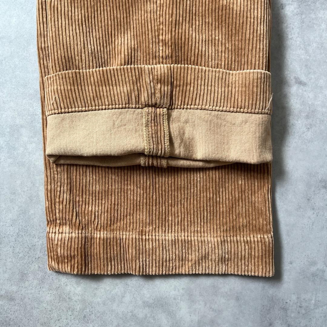 ポロバイ ラルフローレン W32 コーデュロイ チノパン 古着 茶 17063