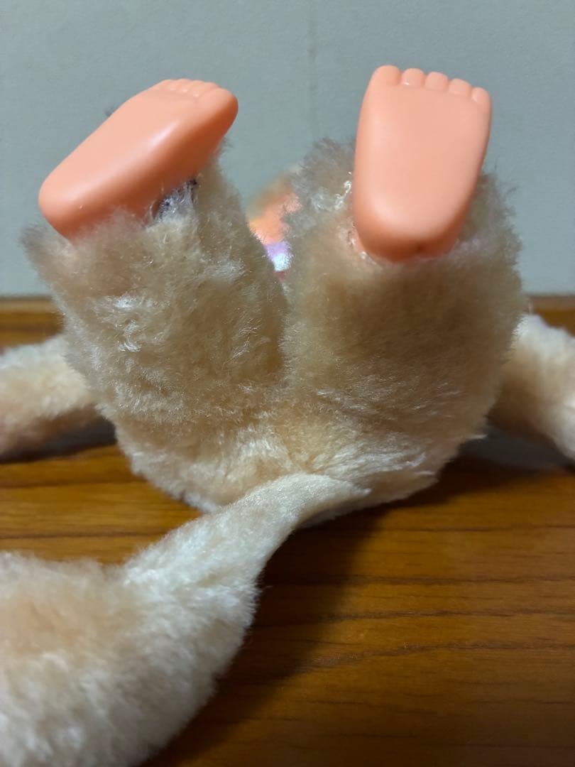 モンチッチ　白　ホワイト　昭和　初期　ブルーアイ　エンドーチェーン