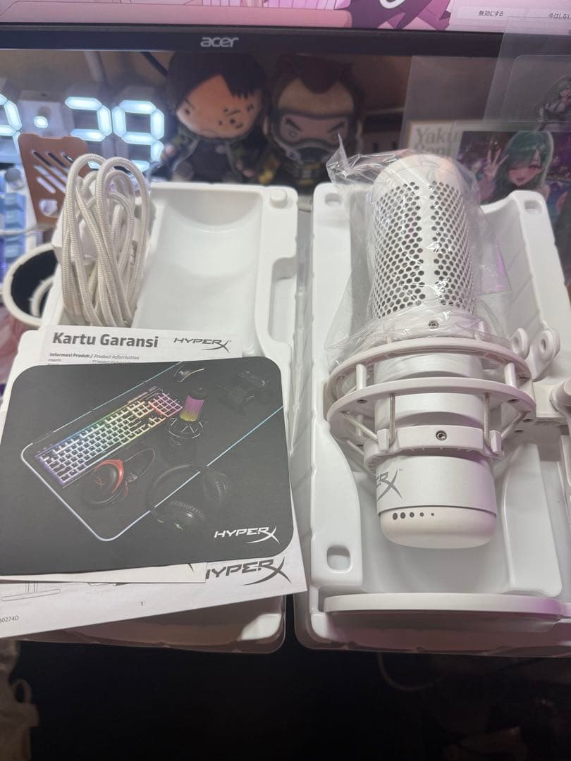 配信機器・PA機器・レコーディング機器 HyperX quadcast s White