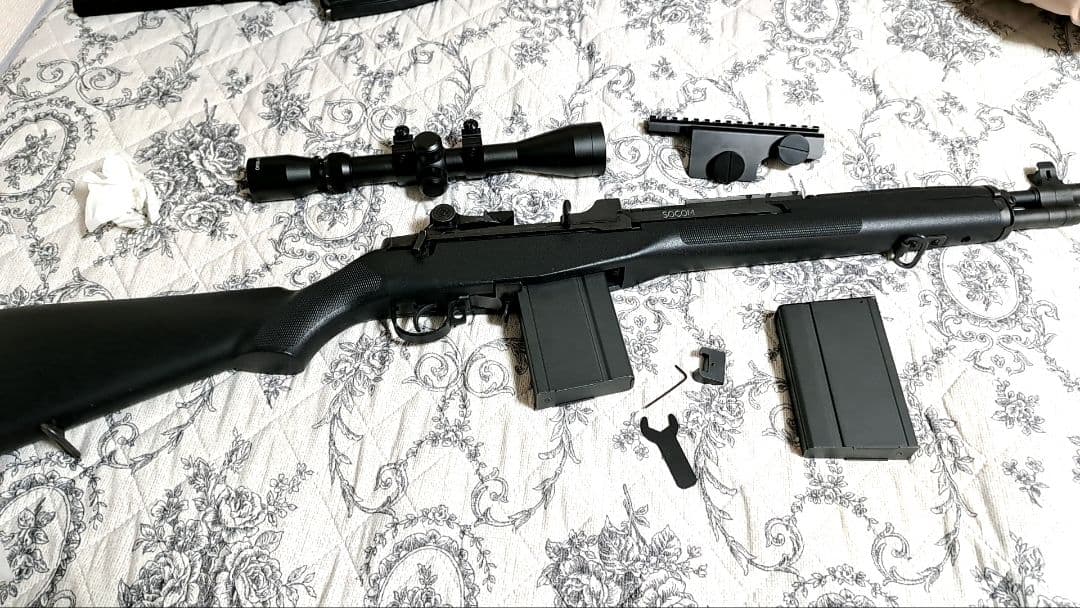 東京マルイ M14 SOCOM マウント スコープ 予備マガジン セット