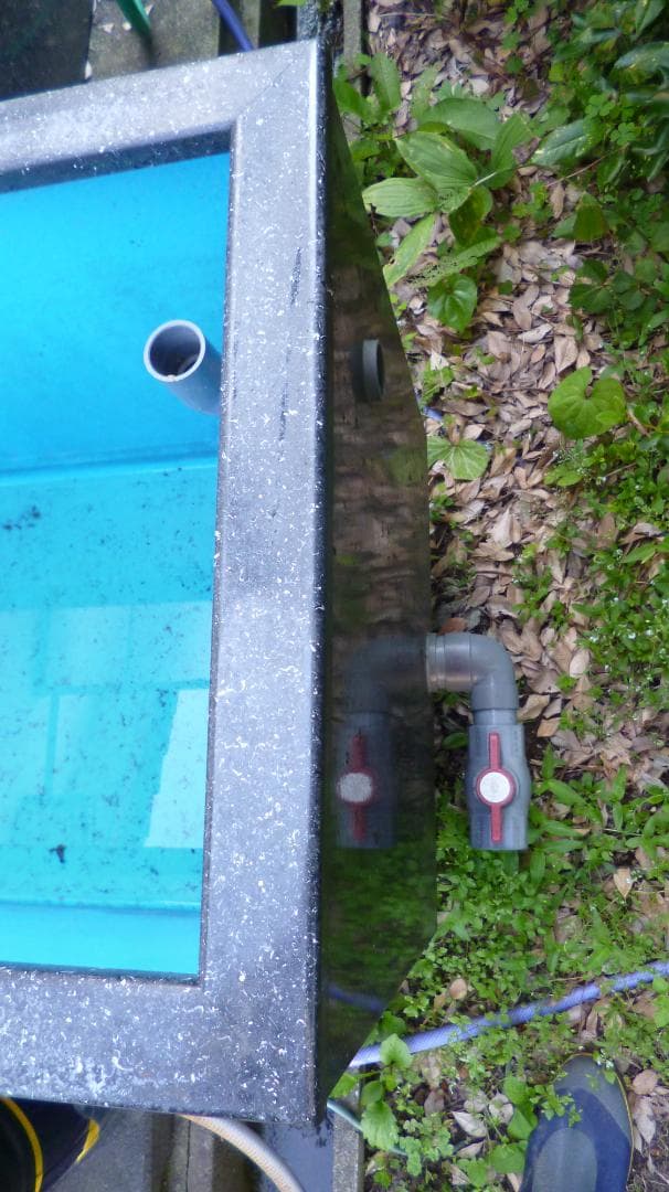 【引取限定】井上産業（テクノ販売）FRP水槽 600M（水量 630L 中古）