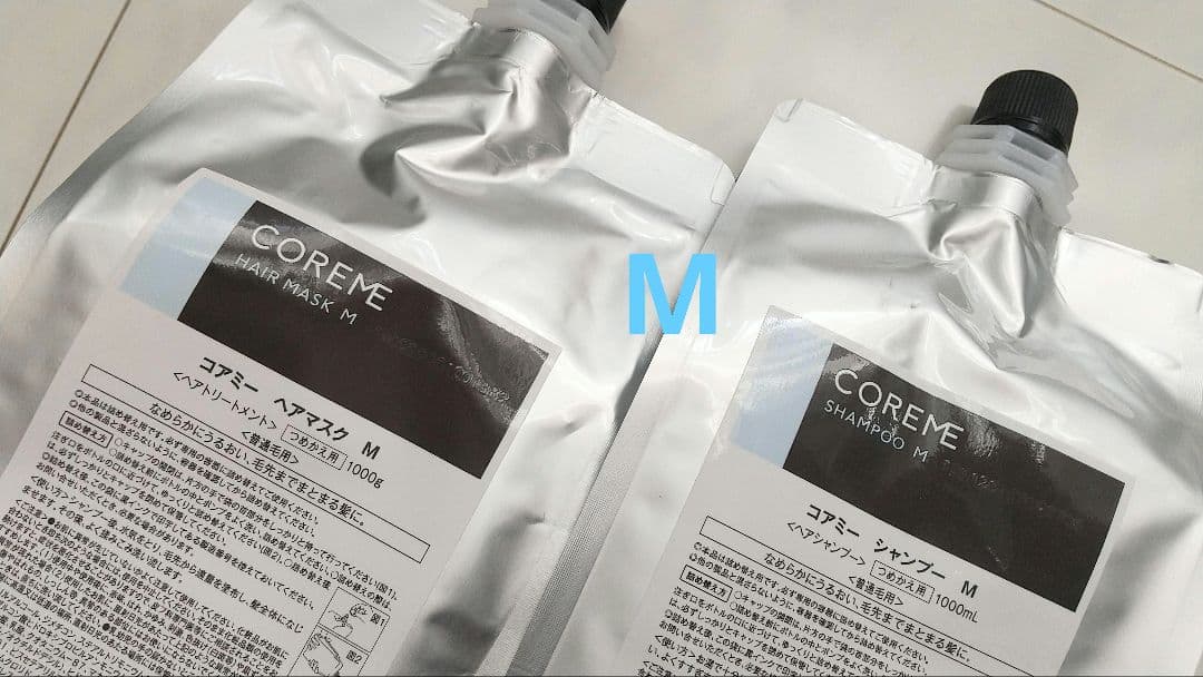 ✨新品✨ コアミーMシャンプー1000ml& ヘアマスク1000g