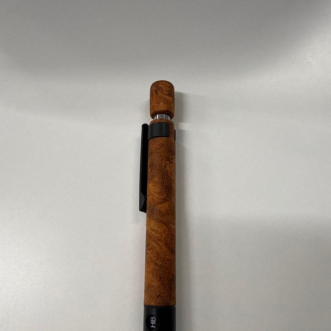 【新品未使用】野原工芸 特上黒柿 シャープペンシル シルバー金具 ➕おまけ付き