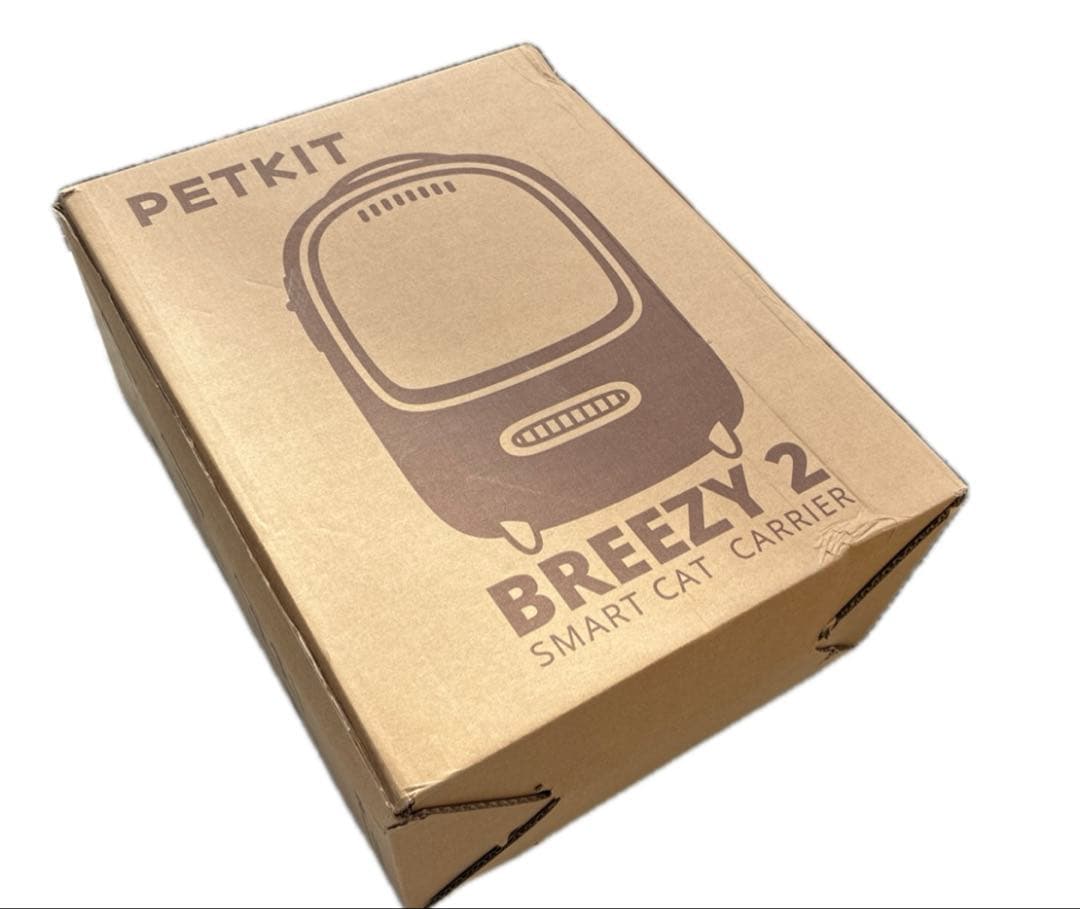 PETKIT 猫用キャリーバッグ ペット 通気性 飛び出し防止機能を備え