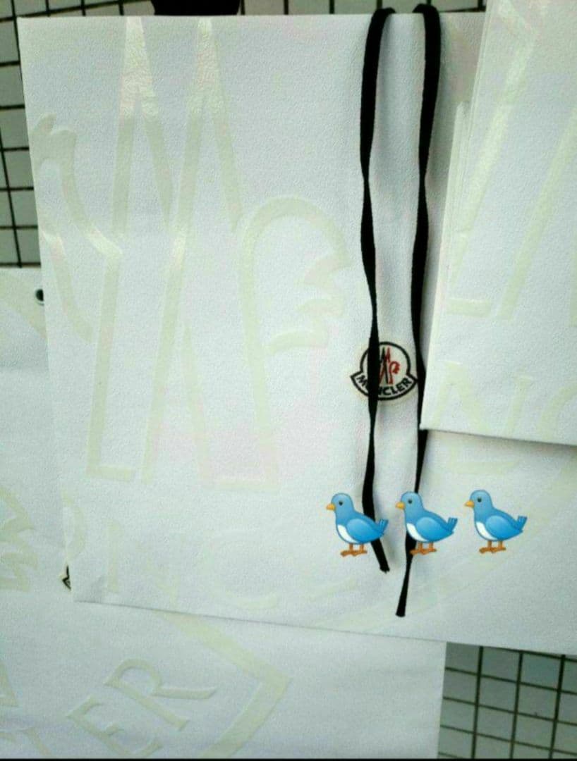 追加　モンクレールショップ袋　モンクレールショッパー