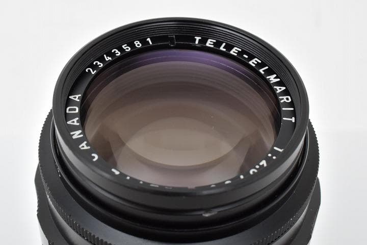 15374 極上 ライカ 90mm F2.8 Leica TELE Elmari