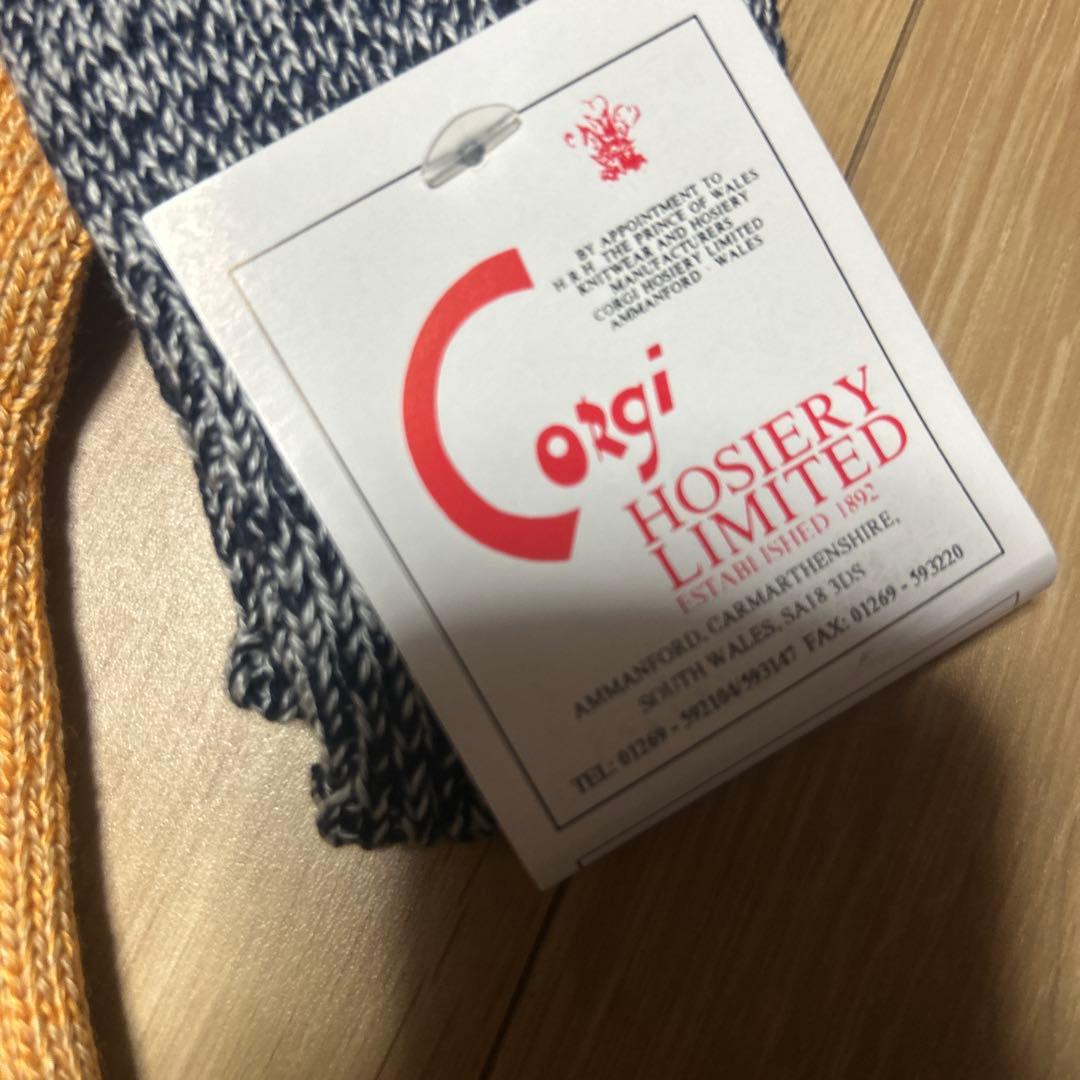 未使用corgi コーギ ソックス 25～28㎝（10 1/2）　4足