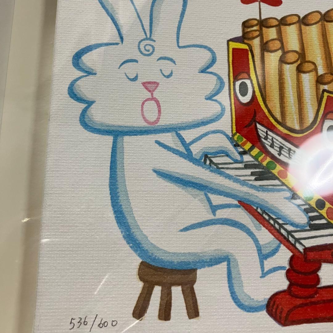 真作 ロドニーグリーンブラット 直筆サイン入り ジクレー版画 サンダーバニー