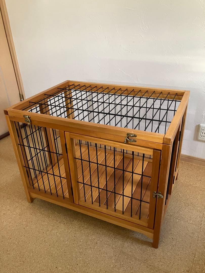 木製犬用ケージ