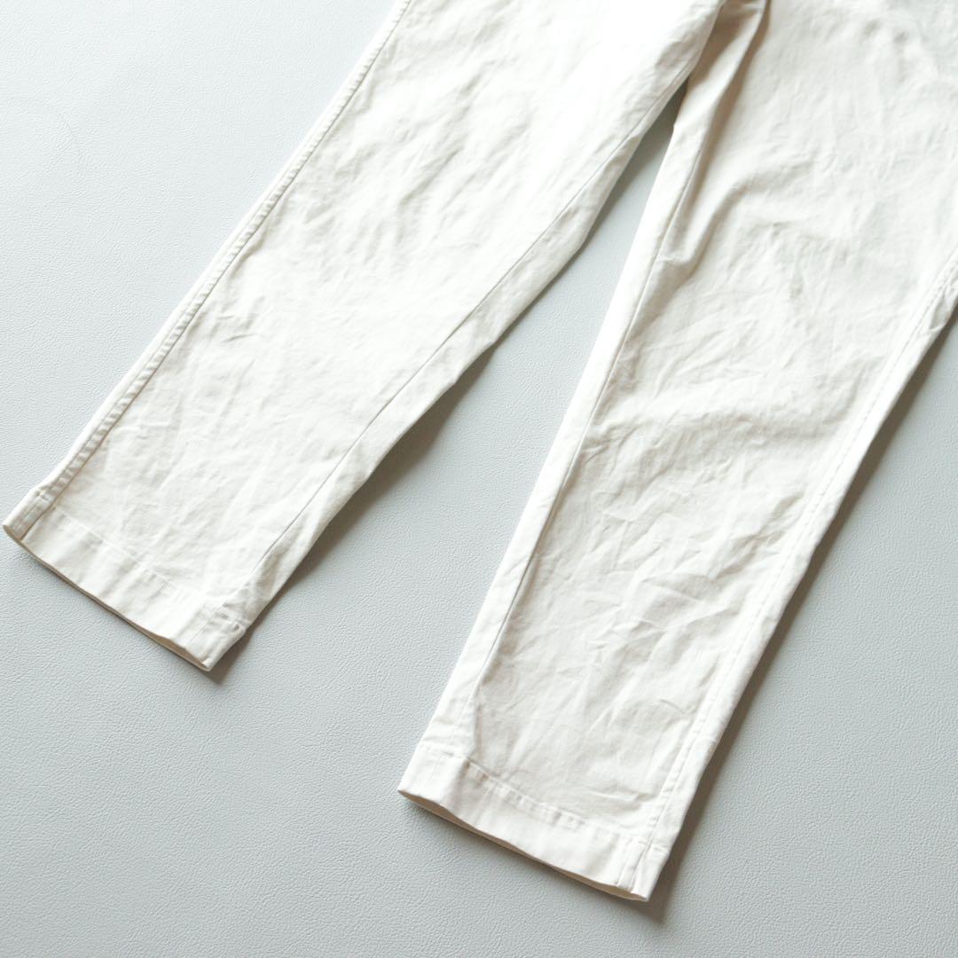 5165【極美品】45R ストレッチパンツ リネン サイズ3