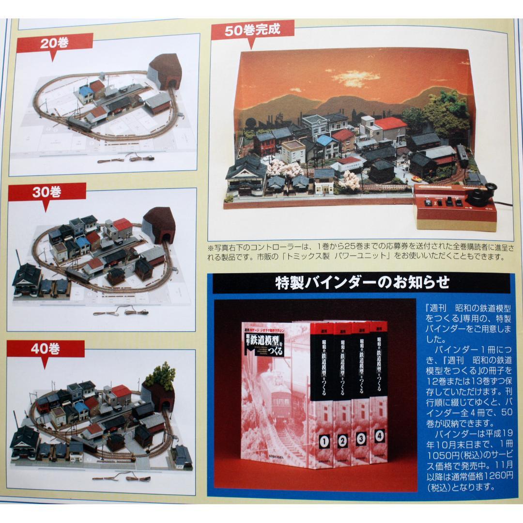 ジオラマ Nゲージ 昭和の鉄道模型をつくる 全50巻 ジオラマセット