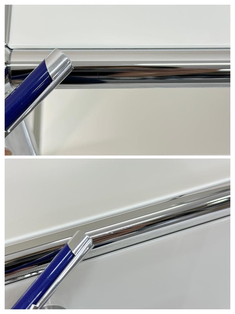 美品■USMハラー■ローボード　ミニキャビネット　1列2段　白　サイドテーブル