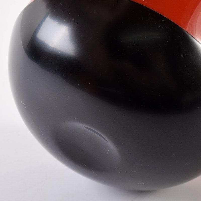 茶道具　政太郎作　甲赤茶入　共箱　V　8060