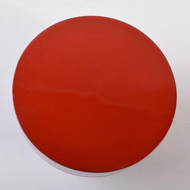 茶道具　政太郎作　甲赤茶入　共箱　V　8060