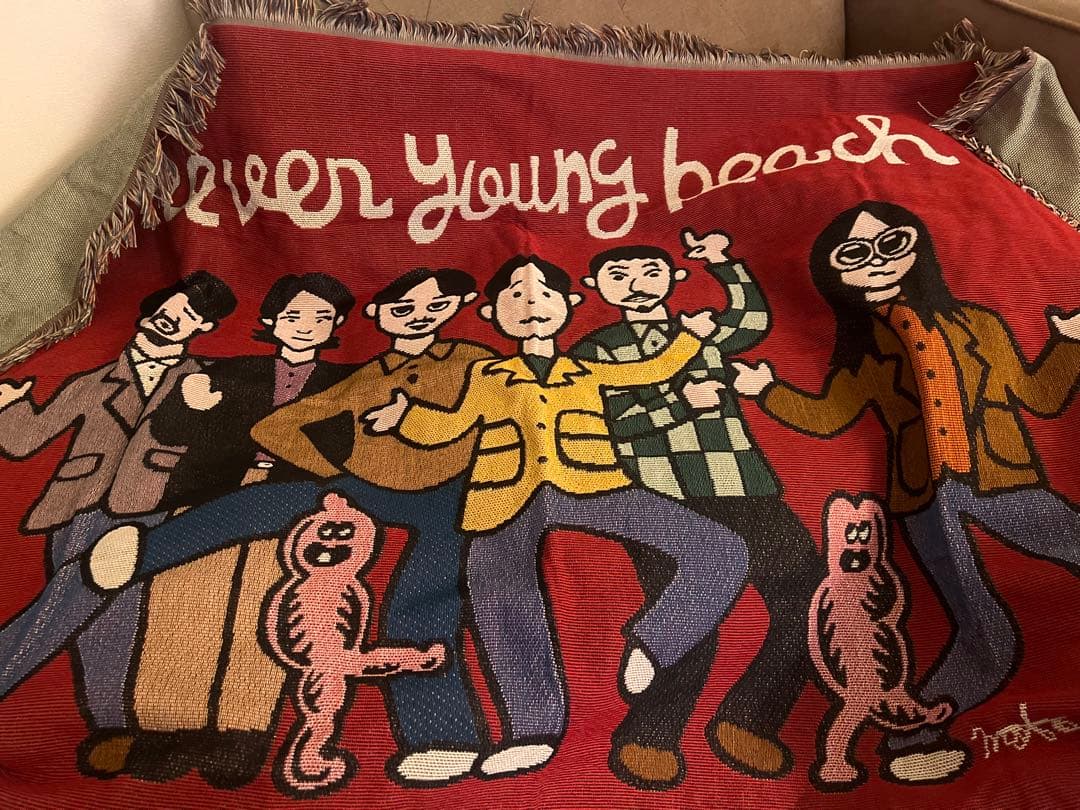 never young beach ラグ