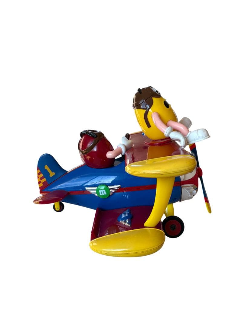 【希少】m&m's エムアンドエムズ 飛行機型 ディスペンサー ヴィンテージ