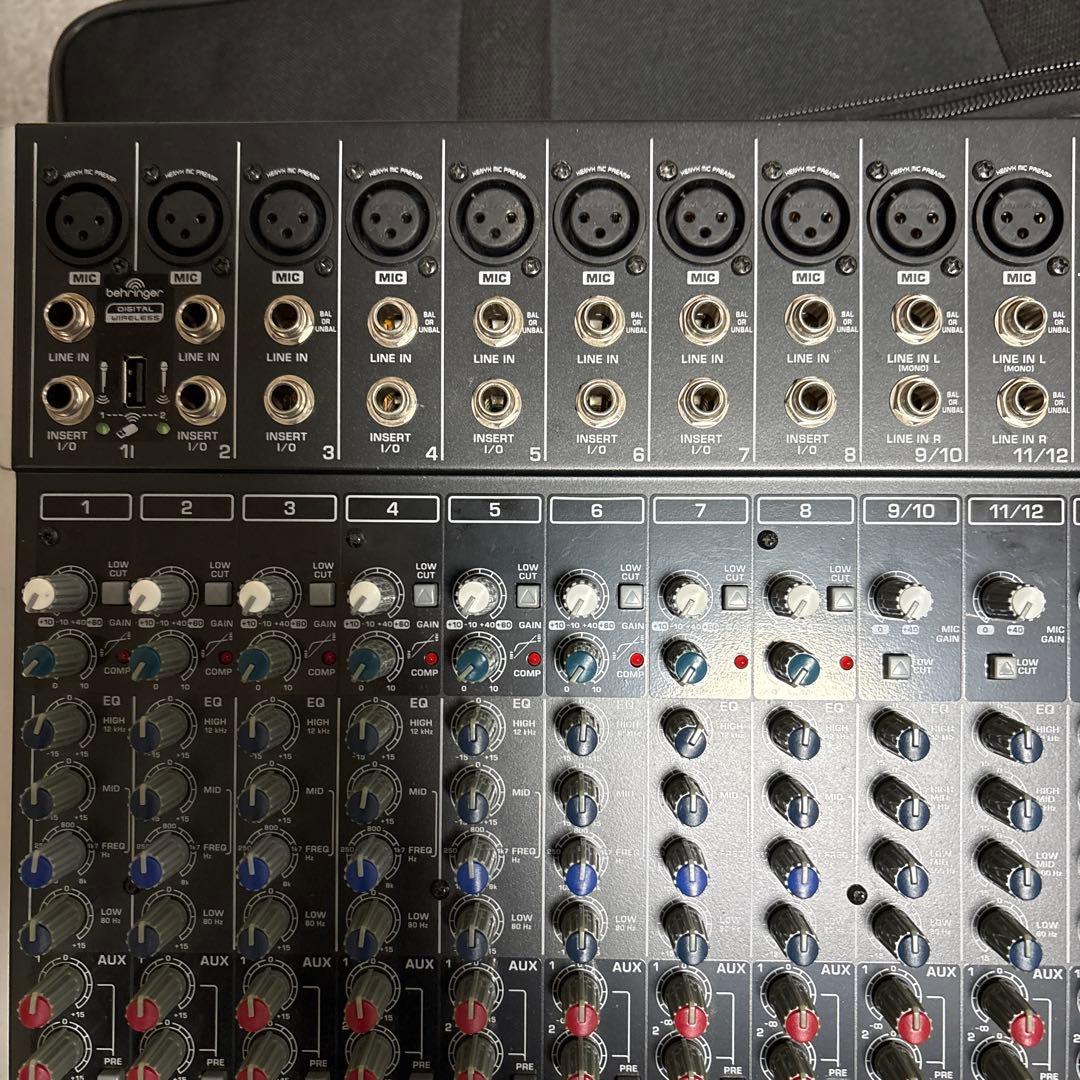 Behringer XENYX QX2442USB ミキサーGATORケース