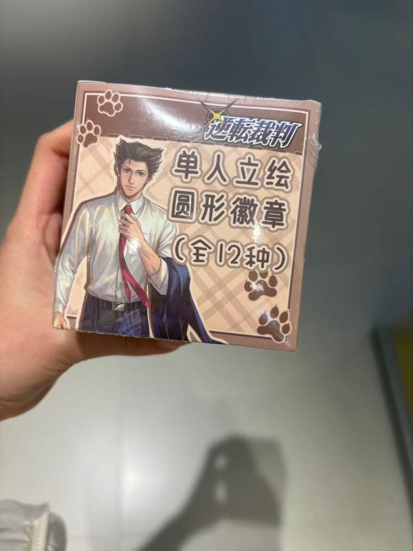 逆転裁判　海外限定　動物　缶バッジbox