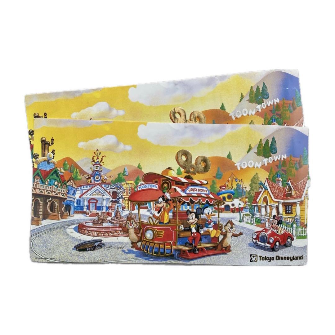 （非売品）東京ディズニーランド　トゥーンタウンオープン記念品　2枚セット